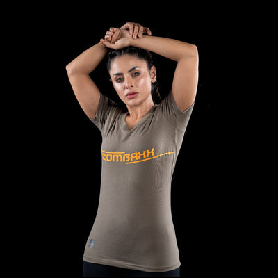WOMEN’S COTTON TEE OLIVE - Premium  from Combaxx - Just Rs.1499! Shop now at Combaxx