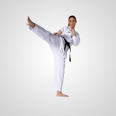 KYORUGI VICTORY DOBOK (WHITE NECK) - Premium  from Combaxx - Just Rs.5000! Shop now at Combaxx
