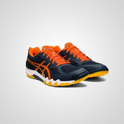 GEL-BLADE 7-FRENCH BLUE/MARIGOLD ORANGE - Premium  from Combaxx - Just Rs.17500! Shop now at Combaxx