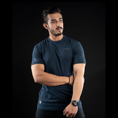 MEN’S COTTON TEE NAVY - Premium  from Combaxx - Just Rs.1499! Shop now at Combaxx