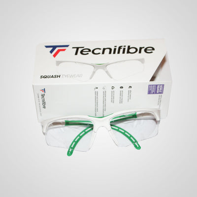 TECNIFIBRE SQUASH EYEWEAR WHITE/GREEN - Premium  from Combaxx - Just Rs.7500! Shop now at Combaxx